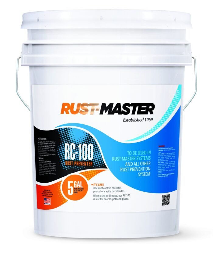 RC-100 - 5 Gallon - Irrigation Rust Stain Prevention Chemical - Ready to use - Image 1